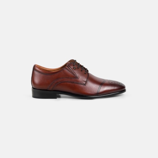 J.Fontini Men Tan Formal Oxford (SKU: 14-1235-23-40)
