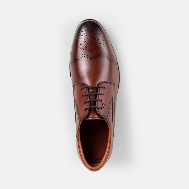 J.Fontini Men Tan Formal Oxford (SKU: 14-1235-23-40)