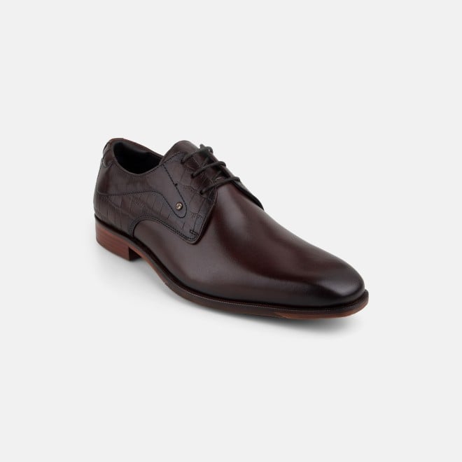 J.Fontini Men Brown Formal Lace Up