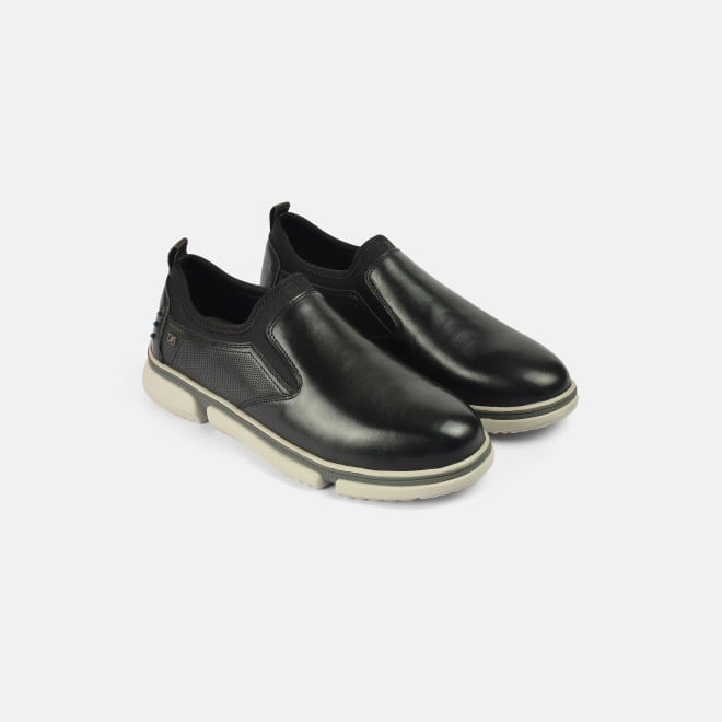 J.Fontini Men Black Casual Moccasin (SKU: 14-1257-11-40)