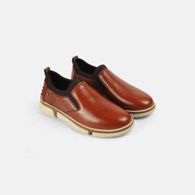 J.Fontini Men Tan Casual Moccasin (SKU: 14-1257-23-40)