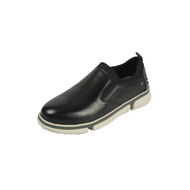 J.Fontini Men Black Casual Moccasin (SKU: 14-1257-11-40)