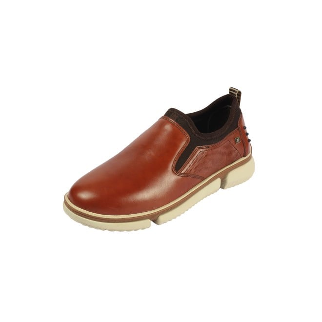 J.Fontini Men Tan Casual Moccasin (SKU: 14-1257-23-40)