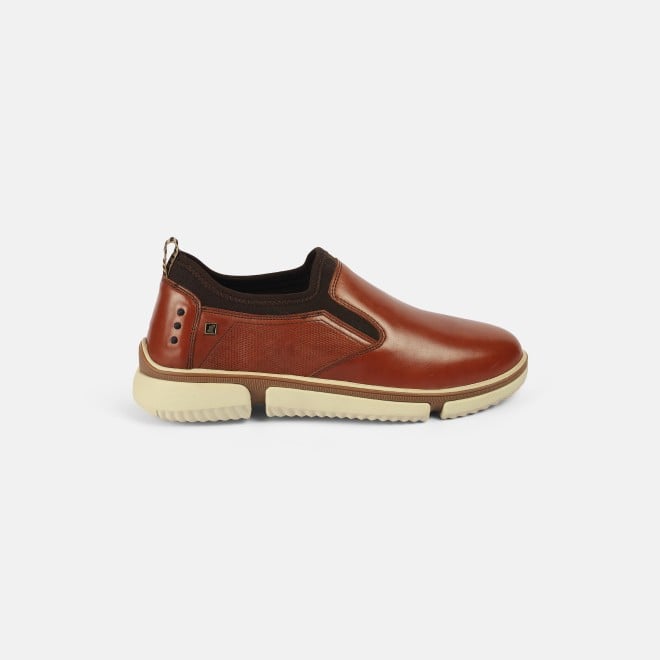 J.Fontini Men Tan Casual Moccasin (SKU: 14-1257-23-40)