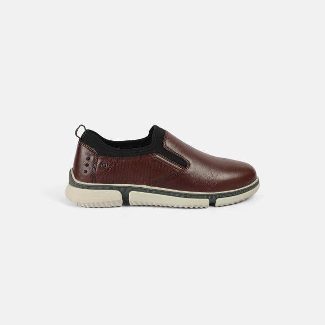 J.Fontini Men Wine Casual Moccasin (SKU: 14-1257-58-40)