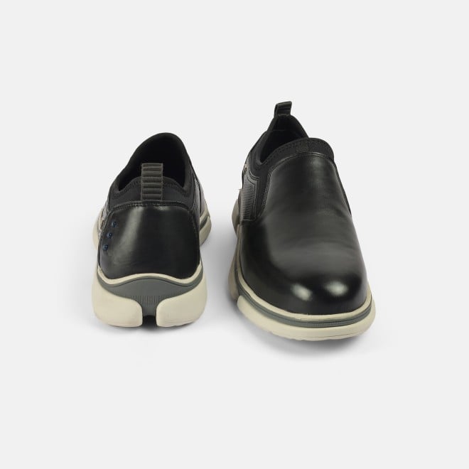 J.Fontini Men Black Casual Moccasin (SKU: 14-1257-11-40)