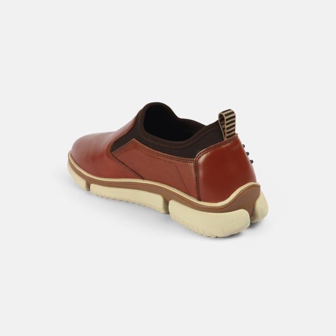 J.Fontini Men Tan Casual Moccasin (SKU: 14-1257-23-40)