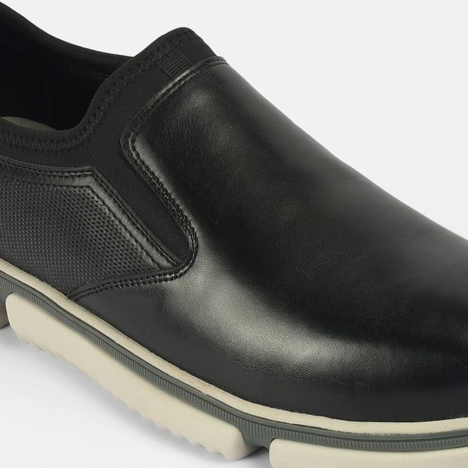 J.Fontini Men Black Casual Moccasin (SKU: 14-1257-11-40)