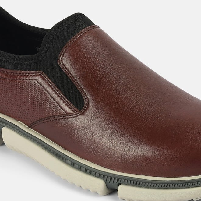 J.Fontini Men Wine Casual Moccasin (SKU: 14-1257-58-40)