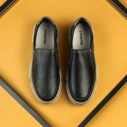 Men Black Casual Moccasin