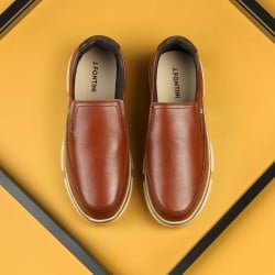 Men Tan Casual Moccasin