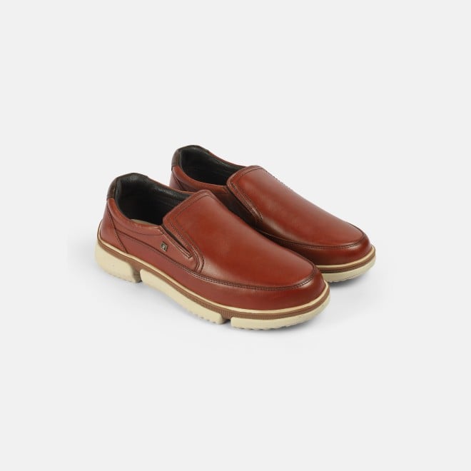 J.Fontini Men Tan Casual Moccasin (SKU: 14-1259-23-40)