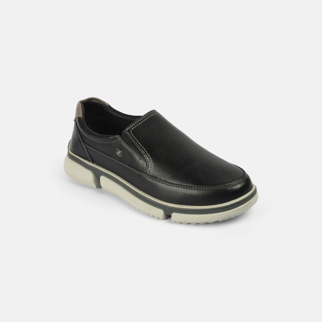 J.Fontini Men Black Casual Moccasin (SKU: 14-1259-11-40)