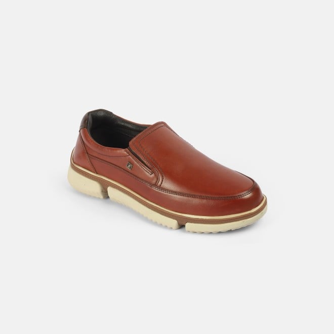 J.Fontini Men Tan Casual Moccasin (SKU: 14-1259-23-40)