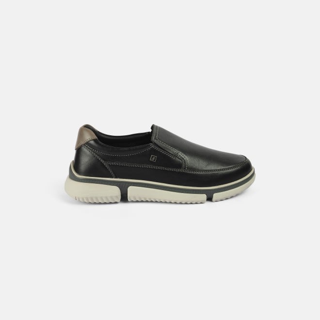 J.Fontini Men Black Casual Moccasin (SKU: 14-1259-11-40)