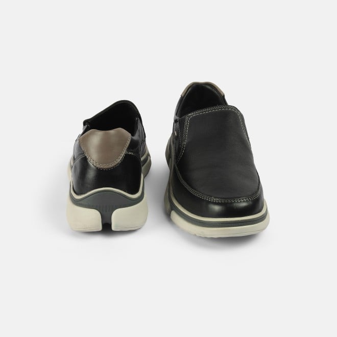 J.Fontini Men Black Casual Moccasin (SKU: 14-1259-11-40)