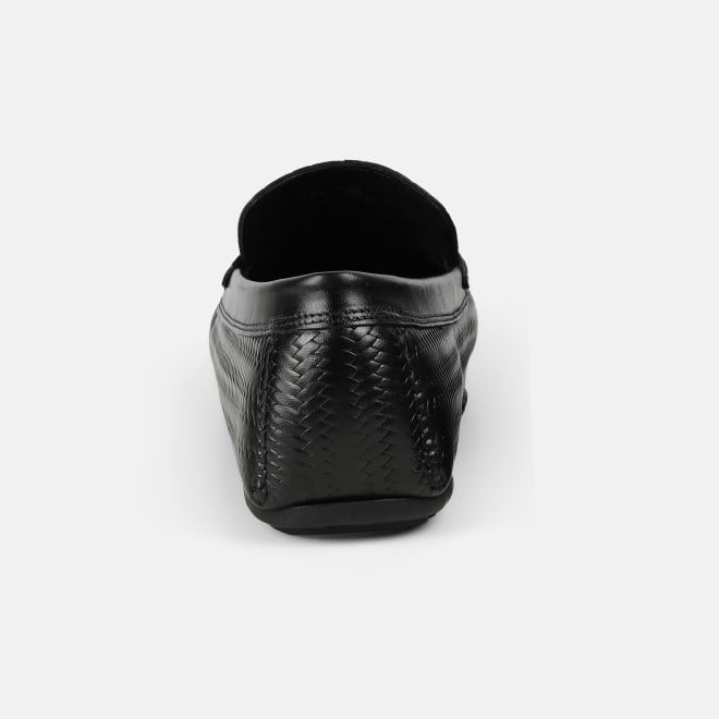 J.Fontini Men Black Casual Loafers (SKU: 14-1260-11-39)