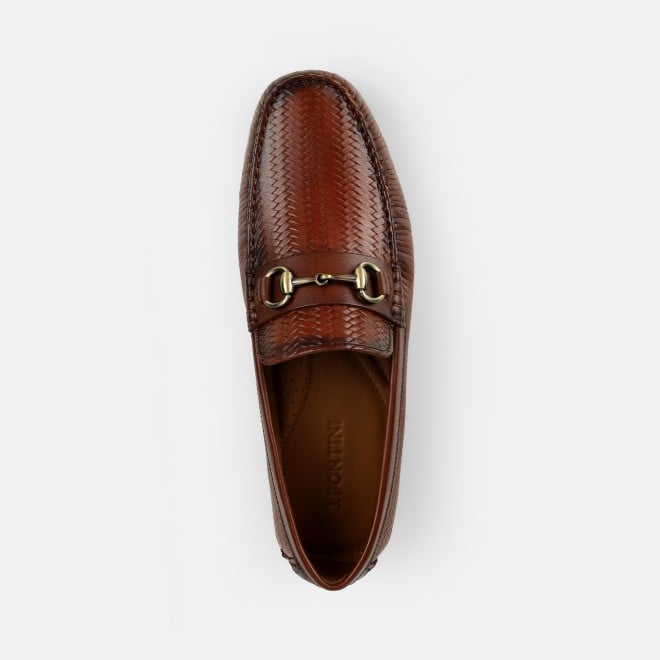 J.Fontini Men Tan Casual Loafers (SKU: 14-1260-23-40)