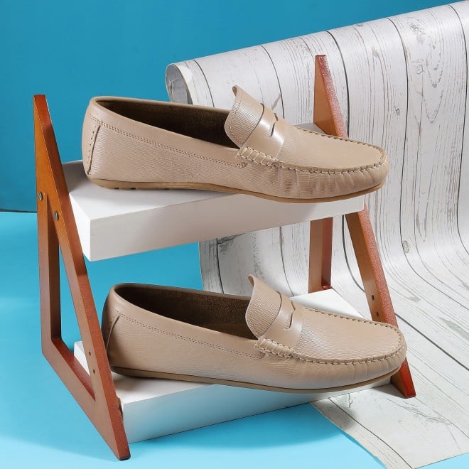 J.Fontini Men Beige Casual Loafers (SKU: 14-1262-20-40)