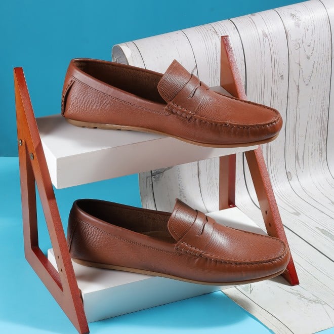 J.Fontini Men Tan Casual Loafers (SKU: 14-1262-23-40)