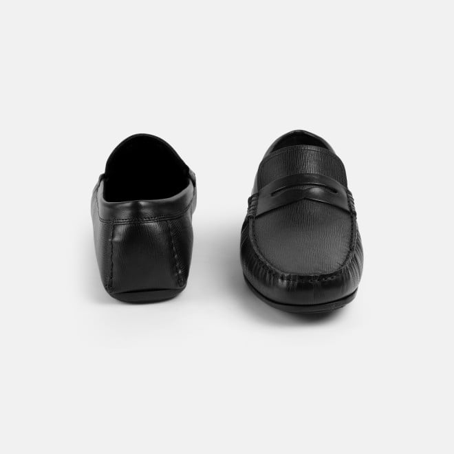 J.Fontini Men Black Casual Loafers (SKU: 14-1262-11-40)
