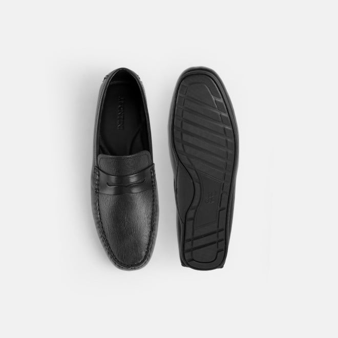 J.Fontini Men Black Casual Loafers (SKU: 14-1262-11-40)