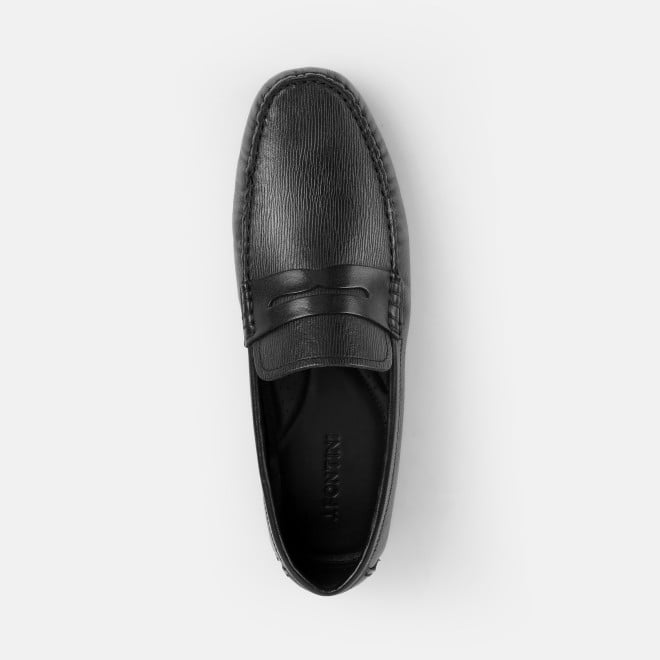 J.Fontini Men Black Casual Loafers (SKU: 14-1262-11-40)