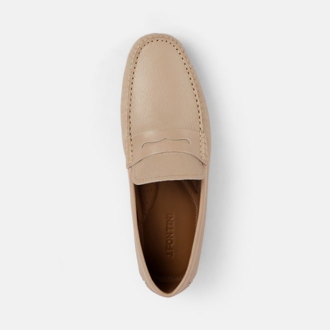 J.Fontini Men Beige Casual Loafers (SKU: 14-1262-20-40)