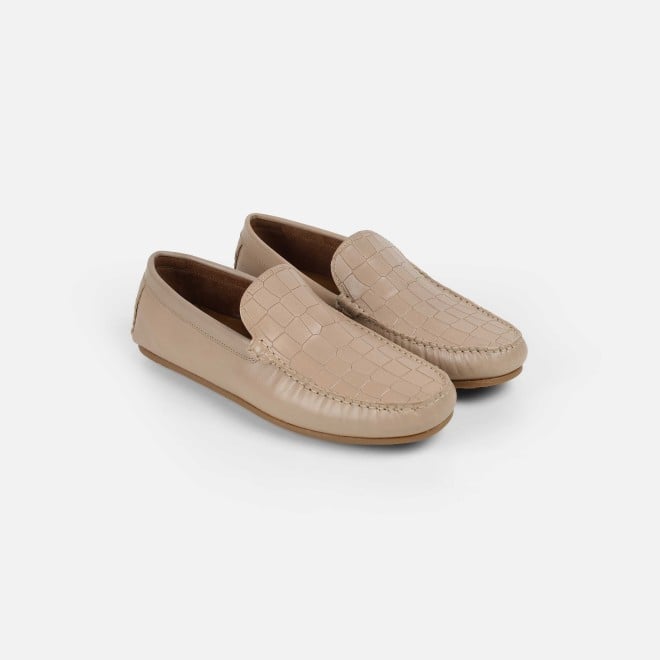 J.Fontini Men Beige Casual Loafers (SKU: 14-1273-20-40)