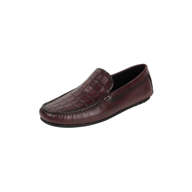 J.Fontini Men Wine Casual Loafers (SKU: 14-1273-58-40)
