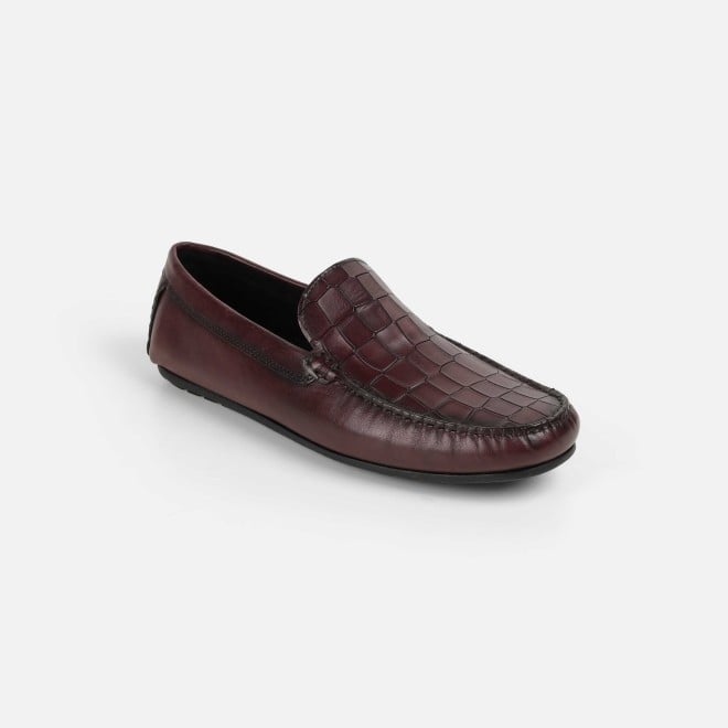 J.Fontini Men Wine Casual Loafers (SKU: 14-1273-58-40)