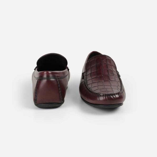 J.Fontini Men Wine Casual Loafers (SKU: 14-1273-58-40)