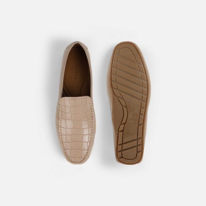 J.Fontini Men Beige Casual Loafers (SKU: 14-1273-20-40)