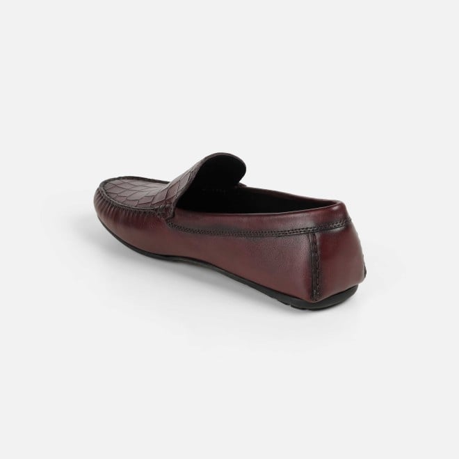 J.Fontini Men Wine Casual Loafers (SKU: 14-1273-58-40)