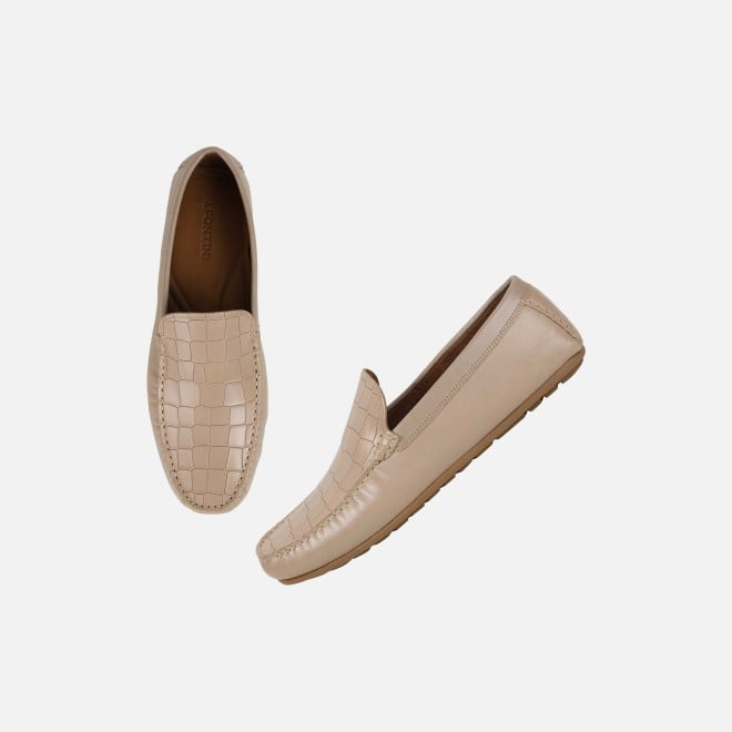 J.Fontini Men Beige Casual Loafers (SKU: 14-1273-20-40)