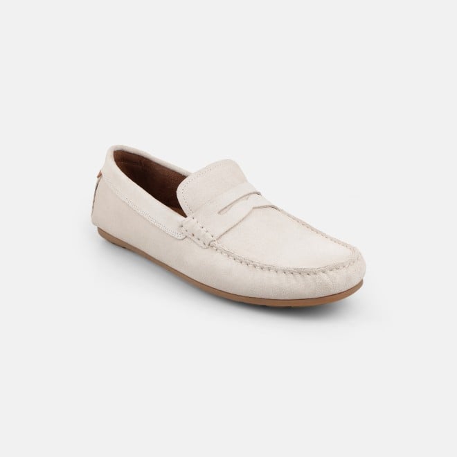 J.Fontini Men Beige Casual Loafers