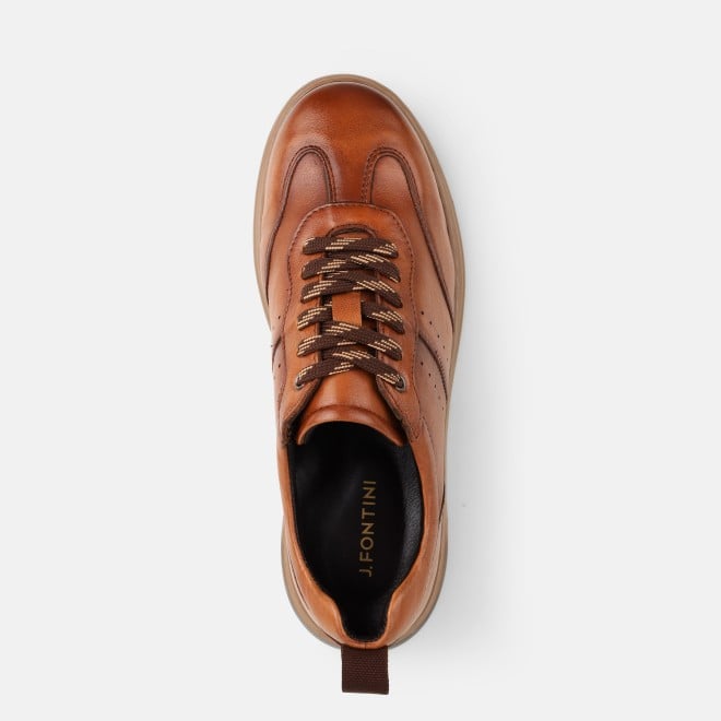 J.Fontini Men Tan Casual Lace Up (SKU: 14-1288-23-40)