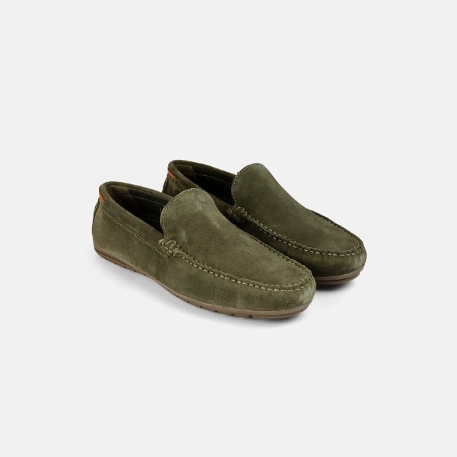 J.Fontini Men Olive Casual Loafers (SKU: 14-1294-49-41)