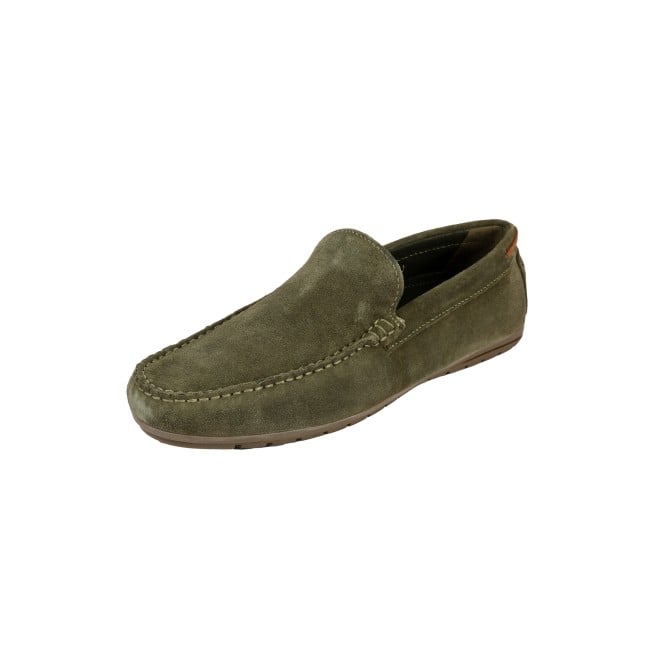 J.Fontini Men Olive Casual Loafers (SKU: 14-1294-49-41)