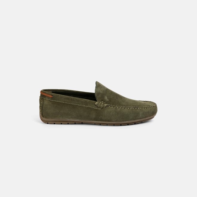 J.Fontini Men Olive Casual Loafers (SKU: 14-1294-49-41)