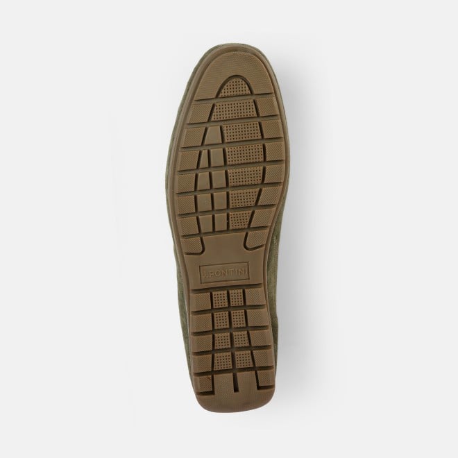 J.Fontini Men Olive Casual Loafers (SKU: 14-1294-49-41)