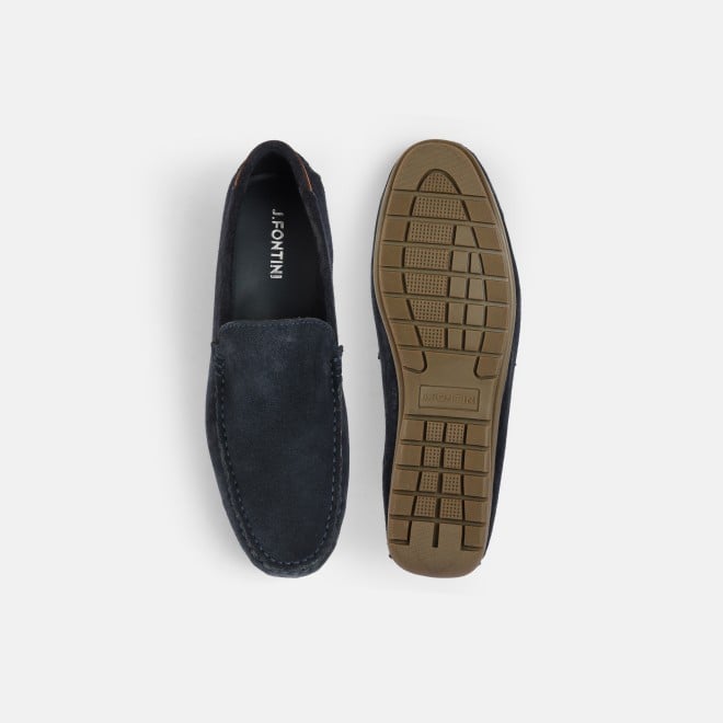 J.Fontini Men Blue-navy Casual Loafers (SKU: 14-1294-17-40)