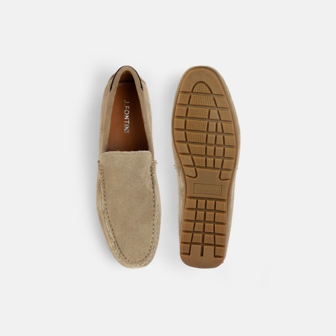 J.Fontini Men Beige Casual Loafers (SKU: 14-1294-20-40)