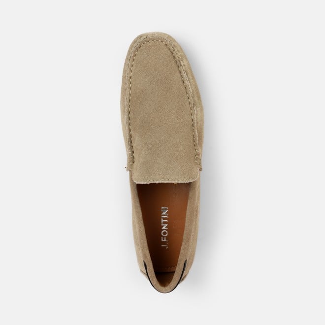 J.Fontini Men Beige Casual Loafers (SKU: 14-1294-20-40)