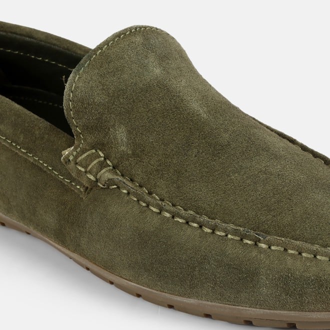 J.Fontini Men Olive Casual Loafers (SKU: 14-1294-49-41)