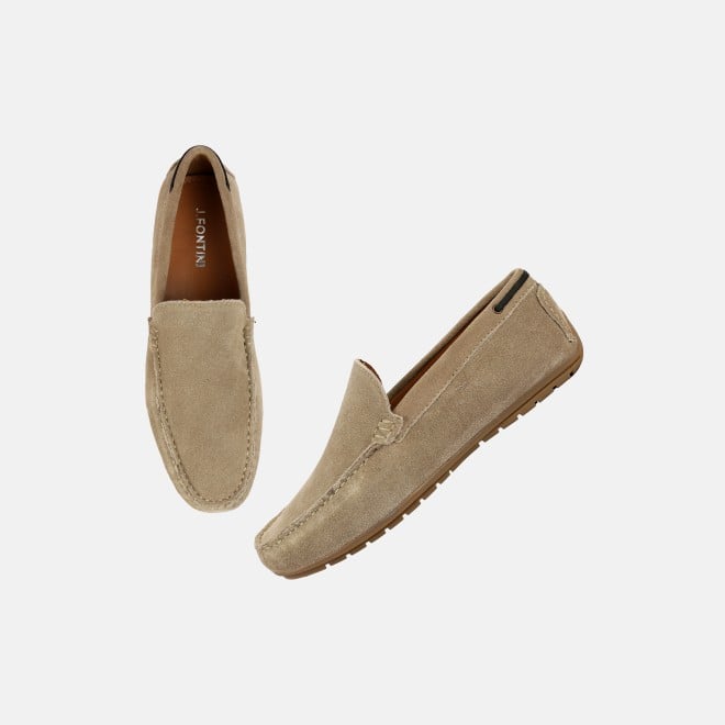 J.Fontini Men Beige Casual Loafers (SKU: 14-1294-20-40)