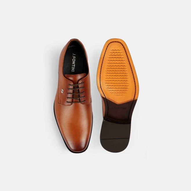 J.Fontini Men Tan Formal Lace Up (SKU: 14-1299-23-40)