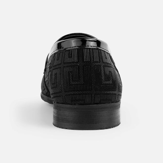 J.Fontini Men Black Party Moccasin (SKU: 14-1314-11-39)