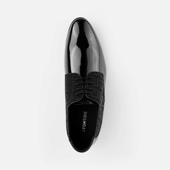 J.Fontini Men Black Party Lace Up (SKU: 14-1315-11-39)
