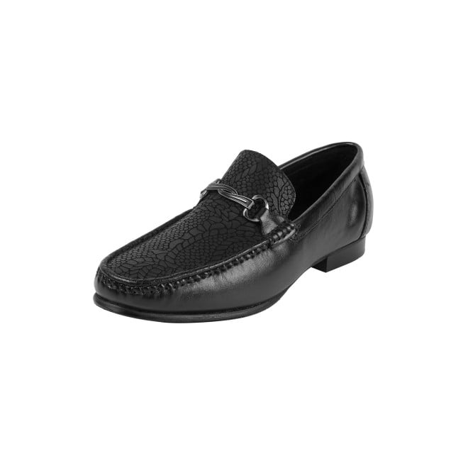 J.Fontini Men Black Formal Moccasin (SKU: 14-1324-11-40)